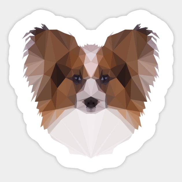 Papillon Sticker by arlingjd